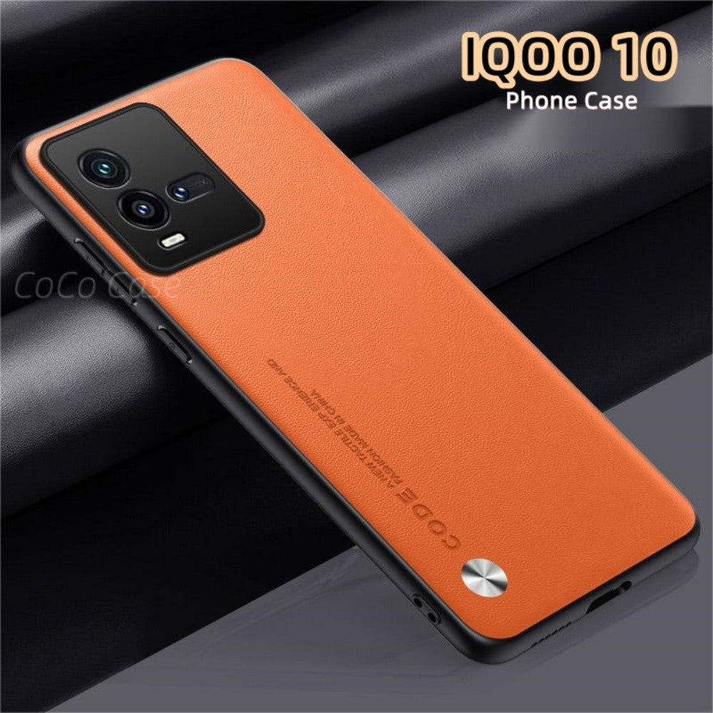 For IQOO 10 Cover Silicone Professional Full Case Classic Simple Solid Color Phone Case Cover sweatproof