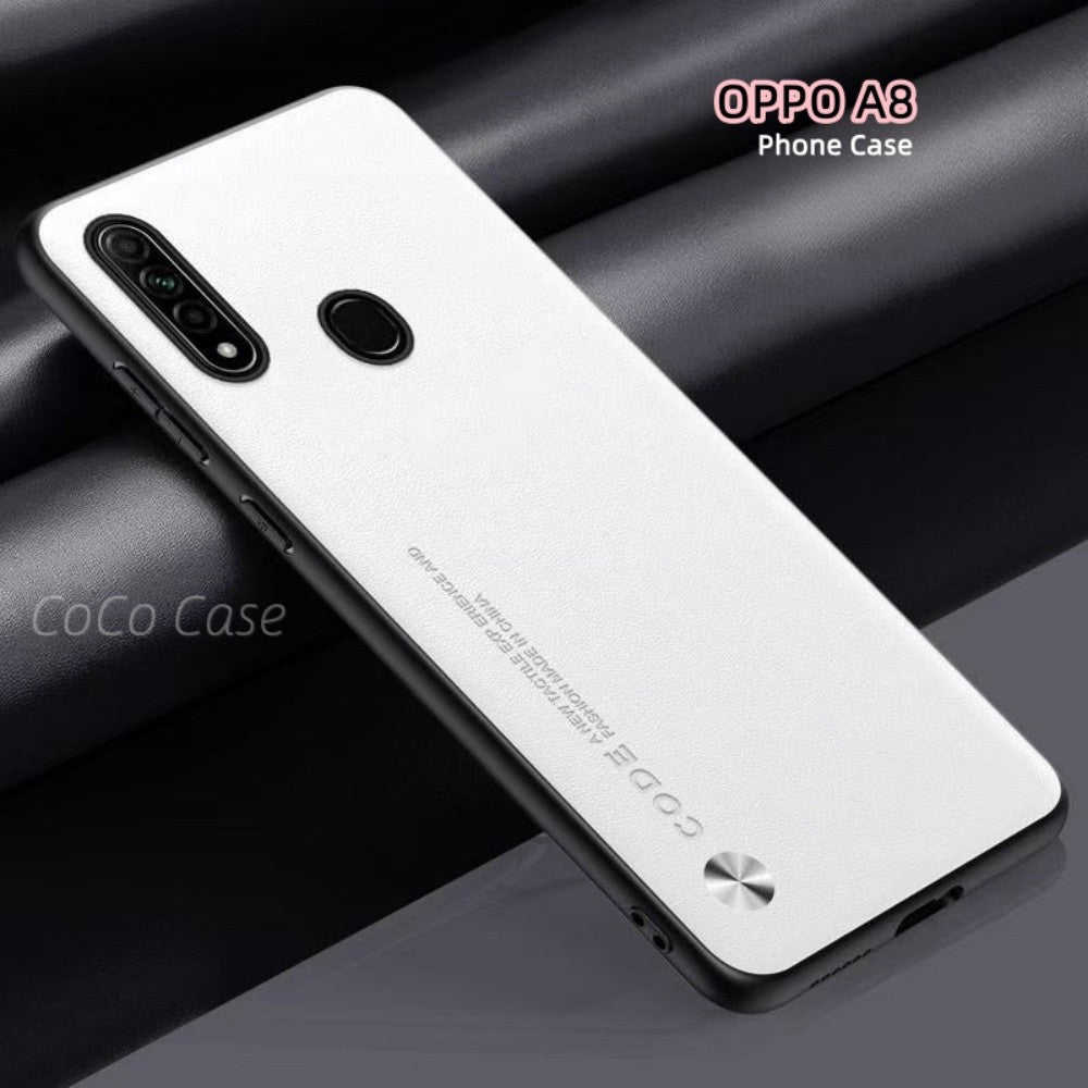 For OPPO A8 Cover Silicone Professional Full Case Classic Simple Solid Color Phone Case Cover sweatproof
