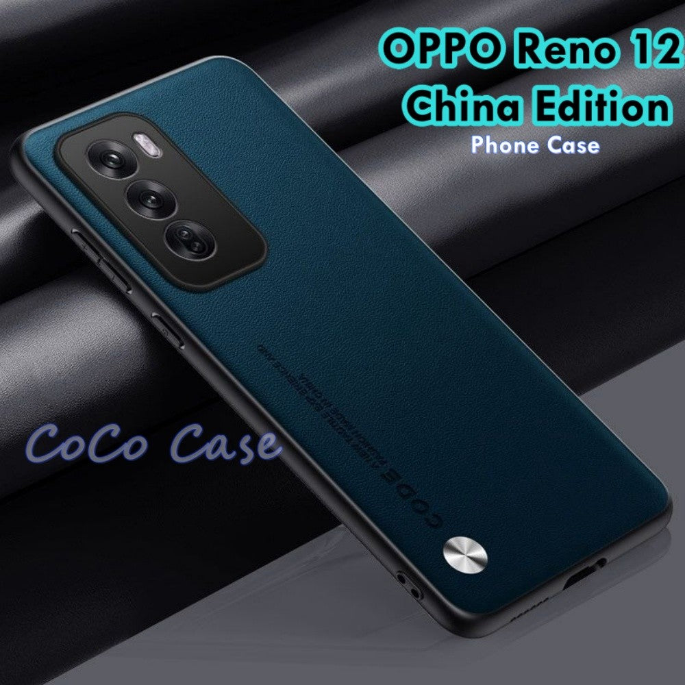For OPPO Reno 12 China Edition Cover Silicone Professional Full Case Classic Simple Solid Color Phone Case Cover sweatproof