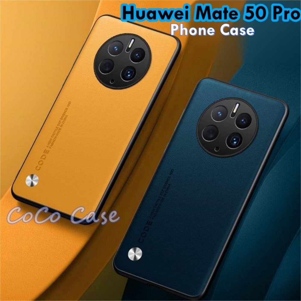 For Huawei Mate 50 Pro Cover Silicone Professional Full Case Classic Simple Solid Color Phone Case Cover sweatproof