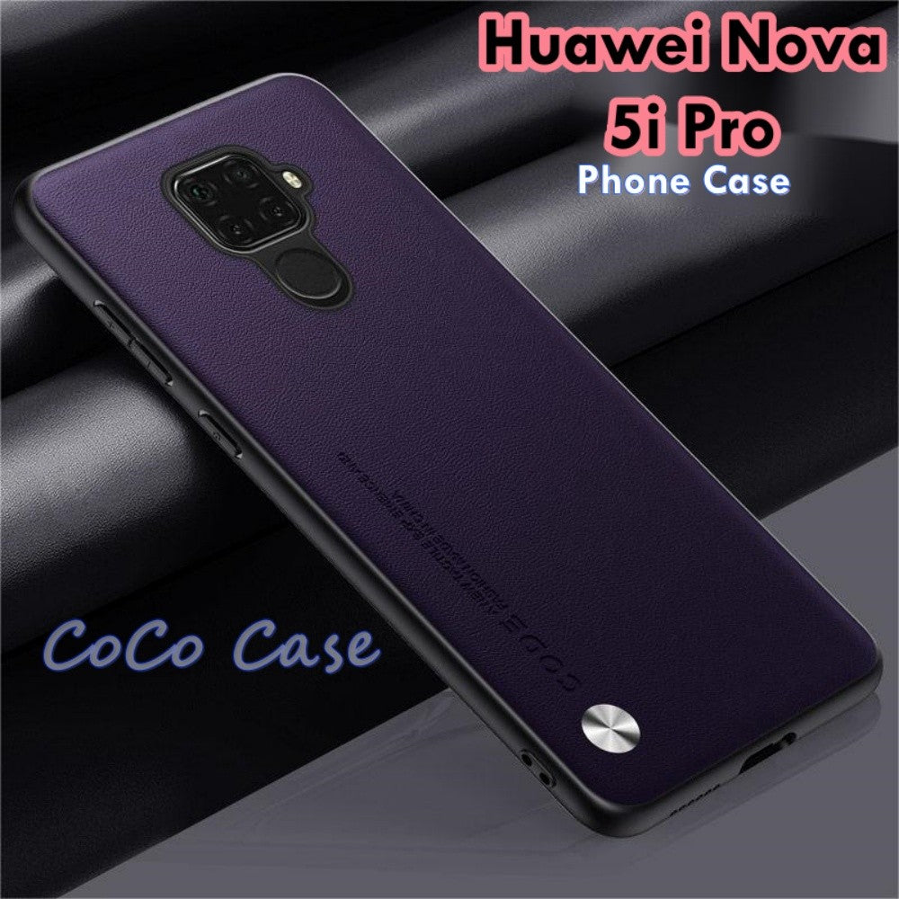 For Huawei Nova 5i Pro Cover Silicone Professional Full Case Classic Simple Solid Color Phone Case Cover sweatproofv