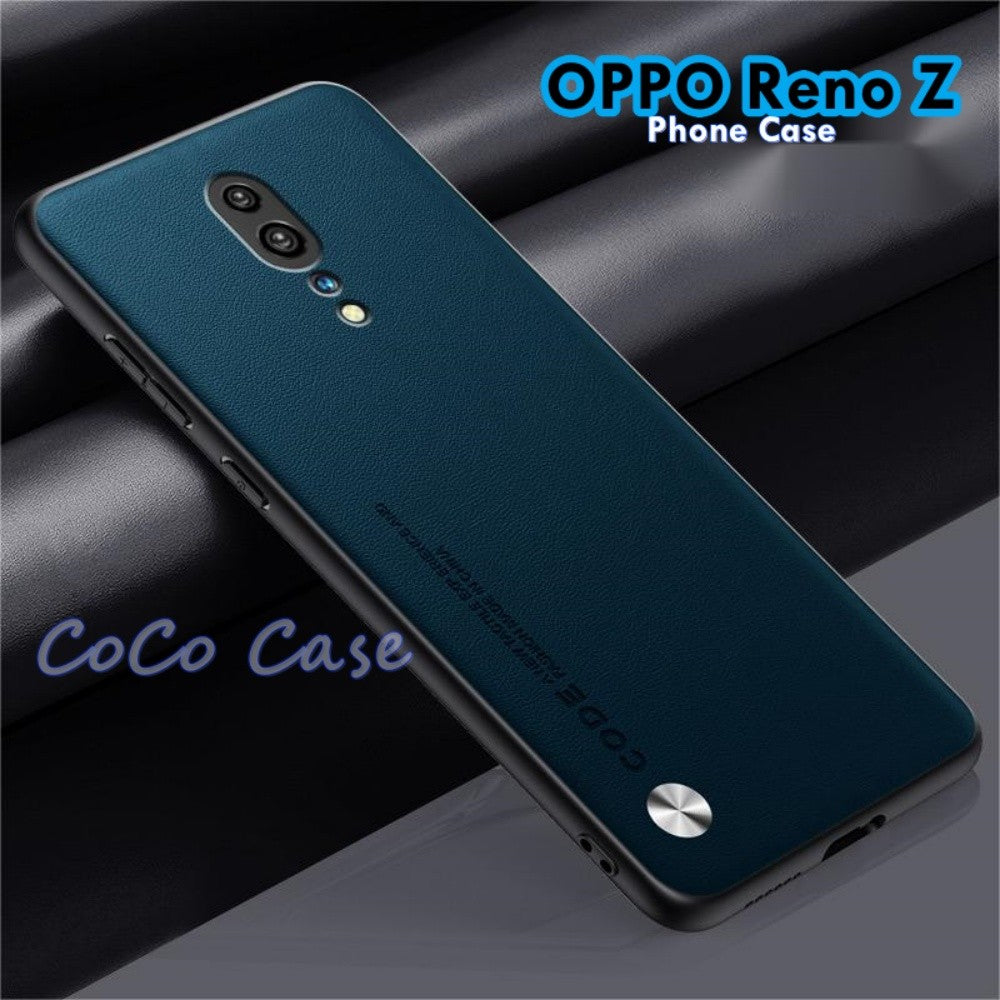 For OPPO Reno Z Cover Silicone Professional Full Case Classic Simple Solid Color Phone Case Cover sweatproof
