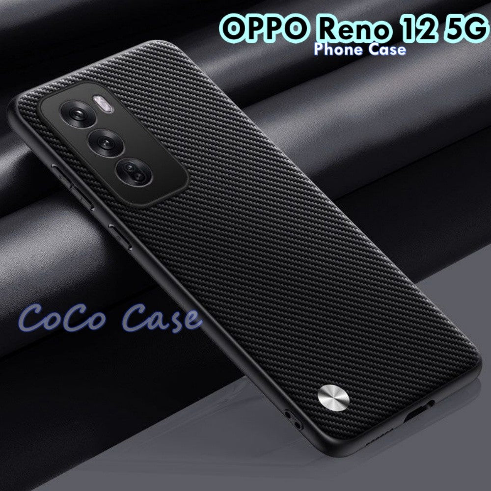 For OPPO Reno 12 5G Cover Silicone Professional Full Case Classic Simple Solid Color Phone Case Cover sweatproof