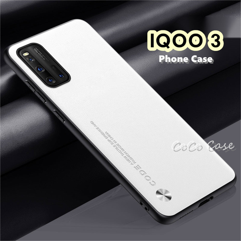 For IQOO 3 Cover Silicone Professional Full Case Classic Simple Solid Color Phone Case Cover sweatproof
