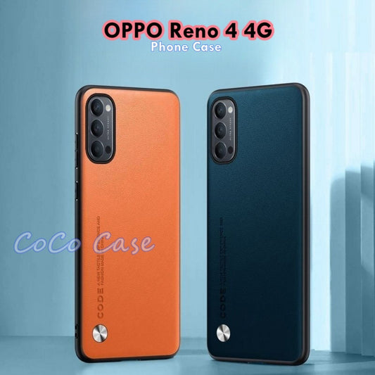 For OPPO Reno 4 4G Cover Silicone Professional Full Case Classic Simple Solid Color Phone Case Cover sweatproof