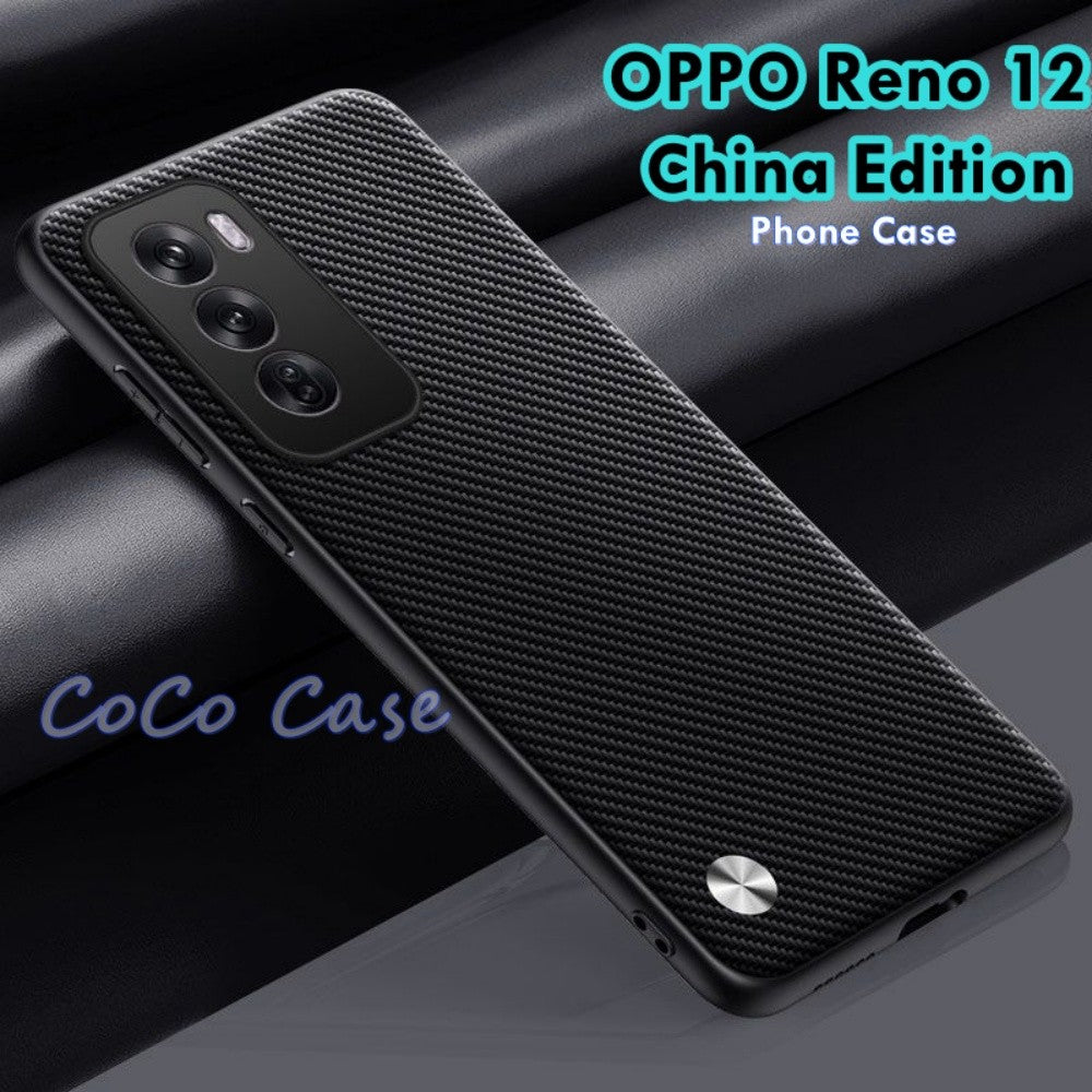 For OPPO Reno 12 China Edition Cover Silicone Professional Full Case Classic Simple Solid Color Phone Case Cover sweatproof