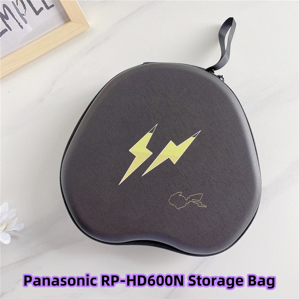 For Panasonic RP-HD600N Headphone Case Cartoon Creative Patterns Headset Earpads Storage Bag Casing Box