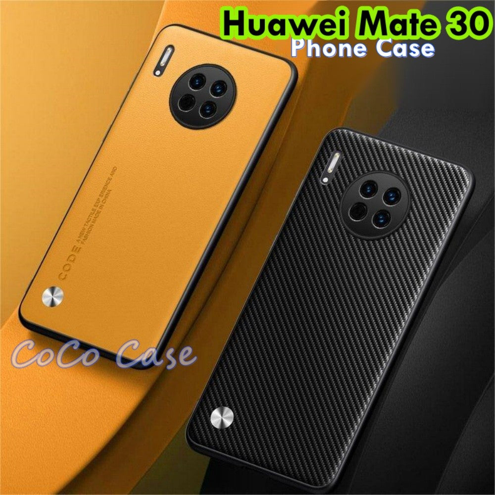 For Huawei Mate 30 Cover Silicone Professional Full Case Classic Simple Solid Color Phone Case Cover sweatproof