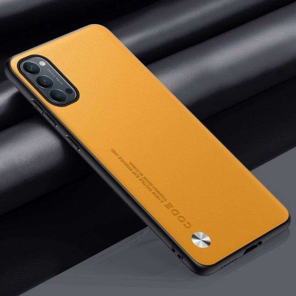 For OPPO Reno 4 4G Cover Silicone Professional Full Case Classic Simple Solid Color Phone Case Cover sweatproof