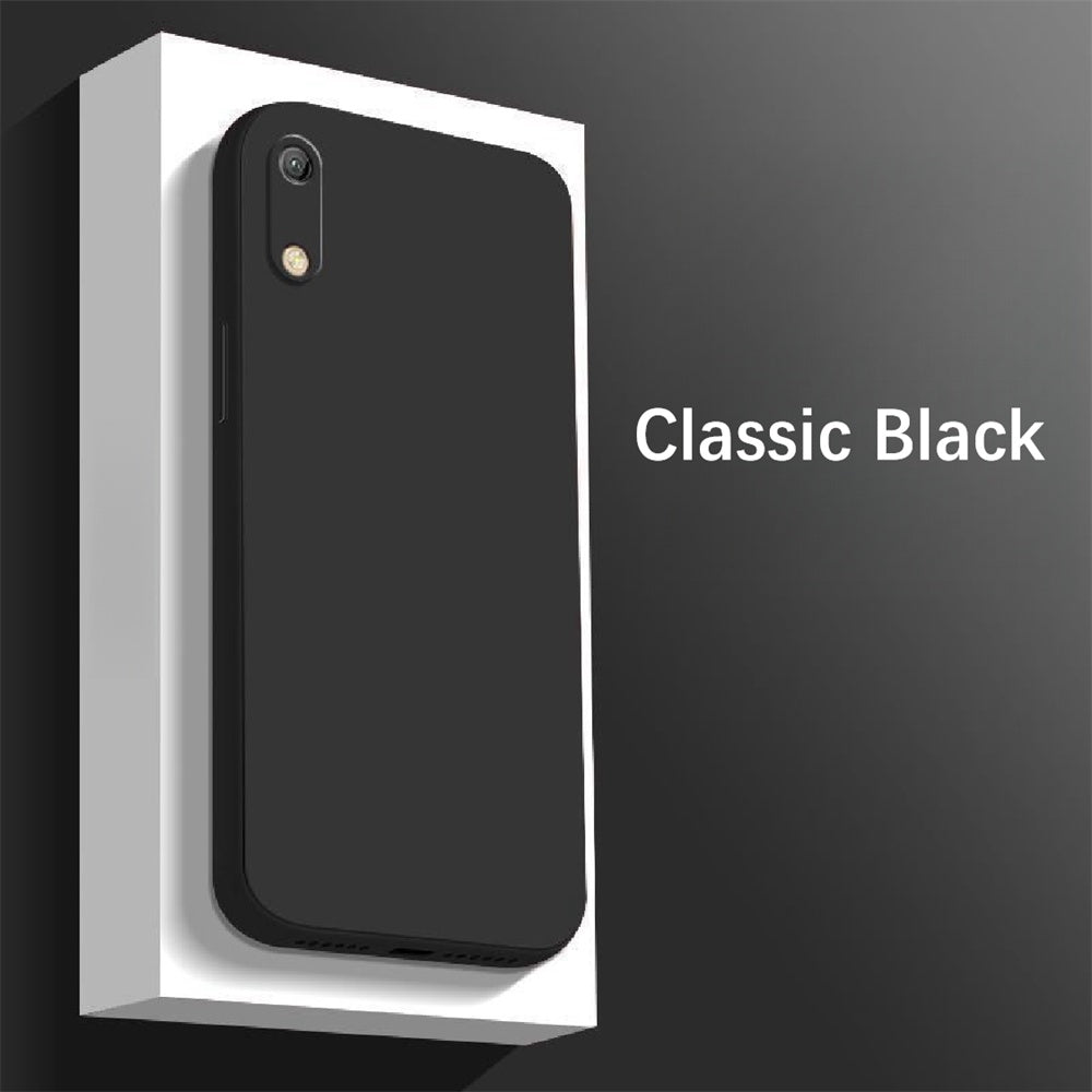 For Huawei Play 8A Cover Drop and wear resistant Silicone Full Case Classic Simple Solid Color Phone Case Cover