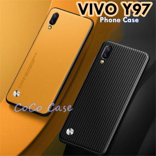 For VIVO Y97 Cover Silicone Professional Full Case Classic Simple Solid Color Phone Case Cover sweatproof