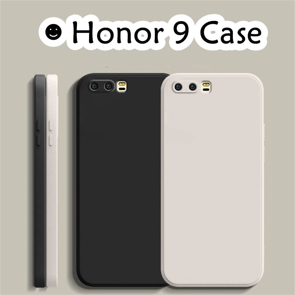 For Honor 9 Cover Drop and wear resistant Silicone Full Case Classic Simple Solid Color Phone Case Cover