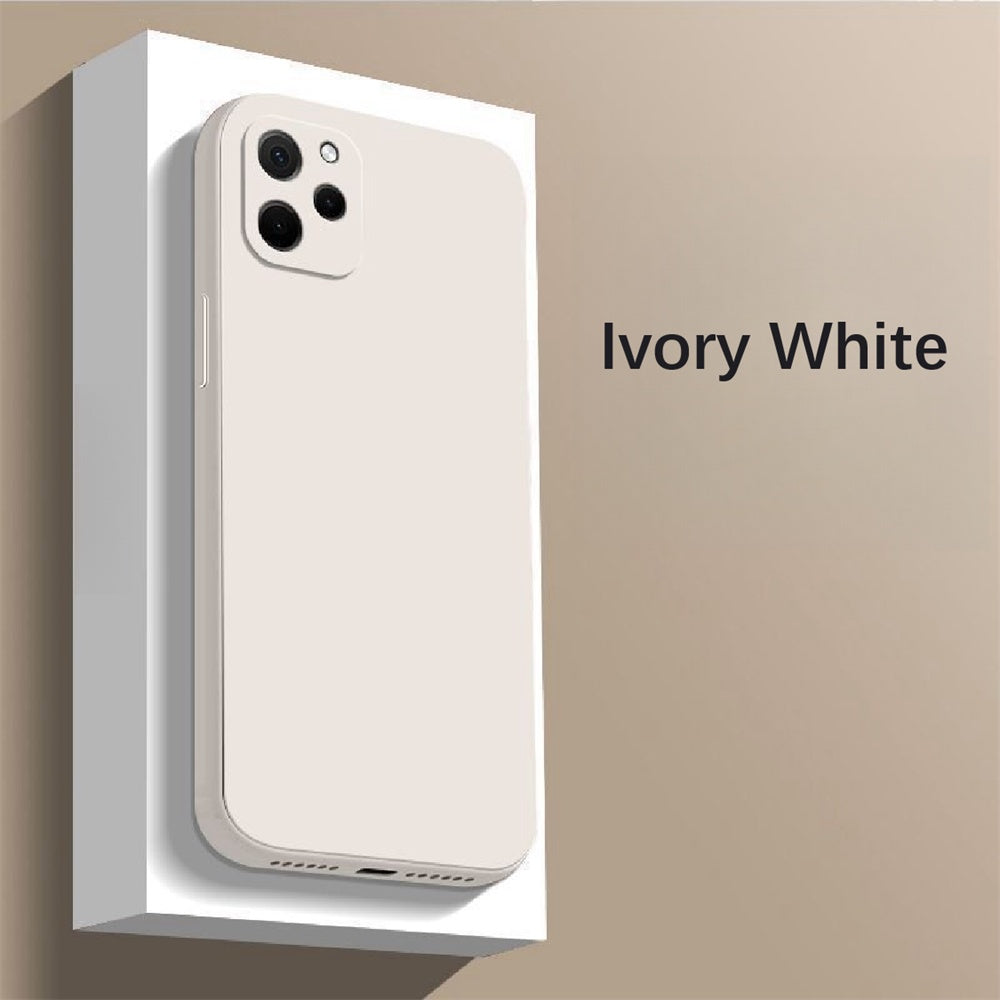 For Huawei Enjoy 50Z Cover Drop and wear resistant Silicone Full Case Classic Simple Solid Color Phone Case Cover