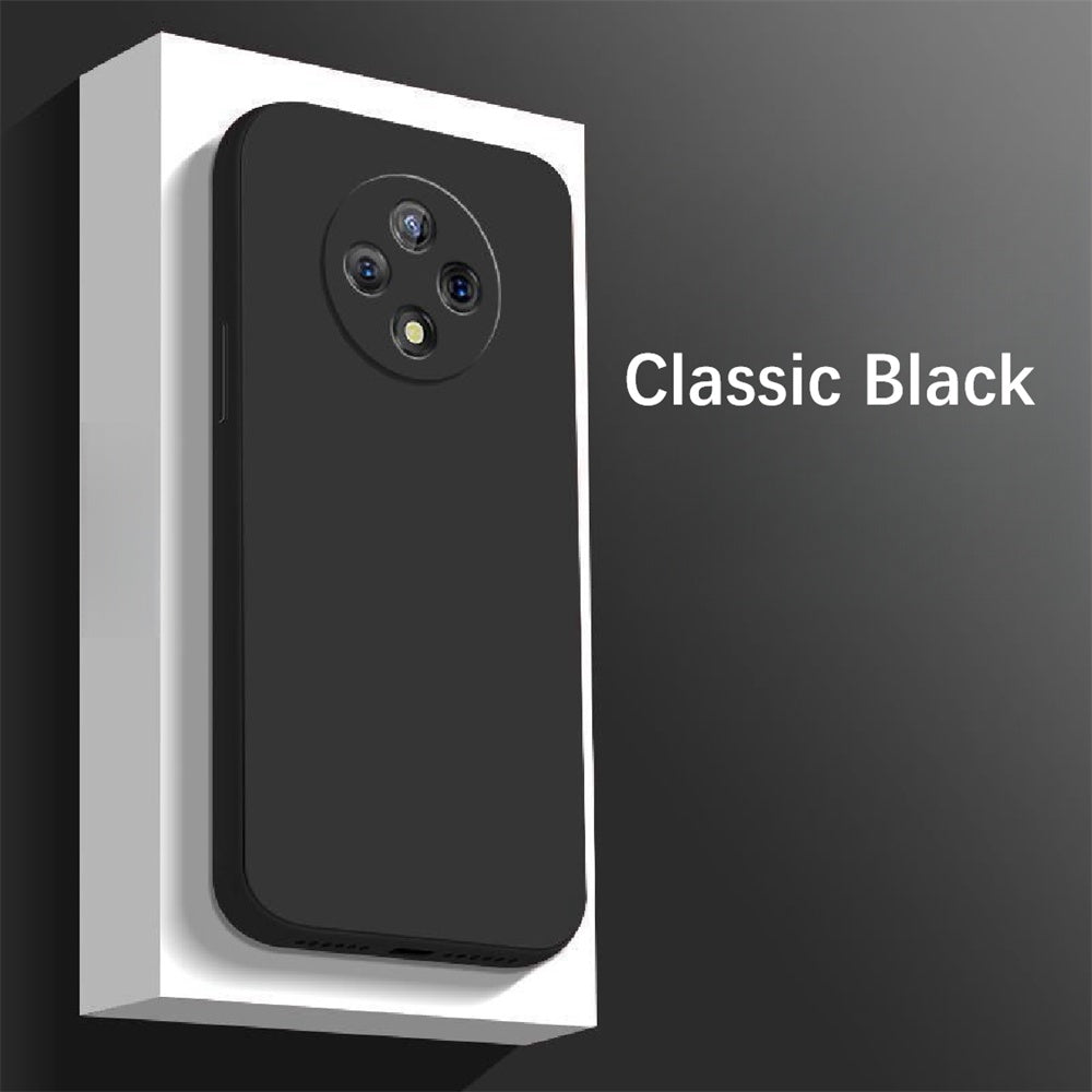 For Huawei Enjoy 50 Plus Cover Drop and wear resistant Silicone Full Case Classic Simple Solid Color Phone Case Cover