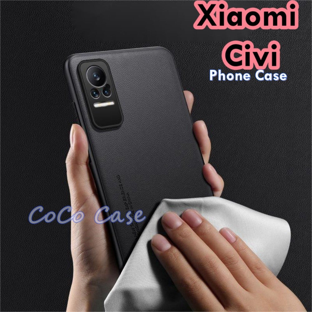 For Xiaomi Civi Cover Silicone Professional Full Case Classic Simple Solid Color Phone Case Cover sweatproof