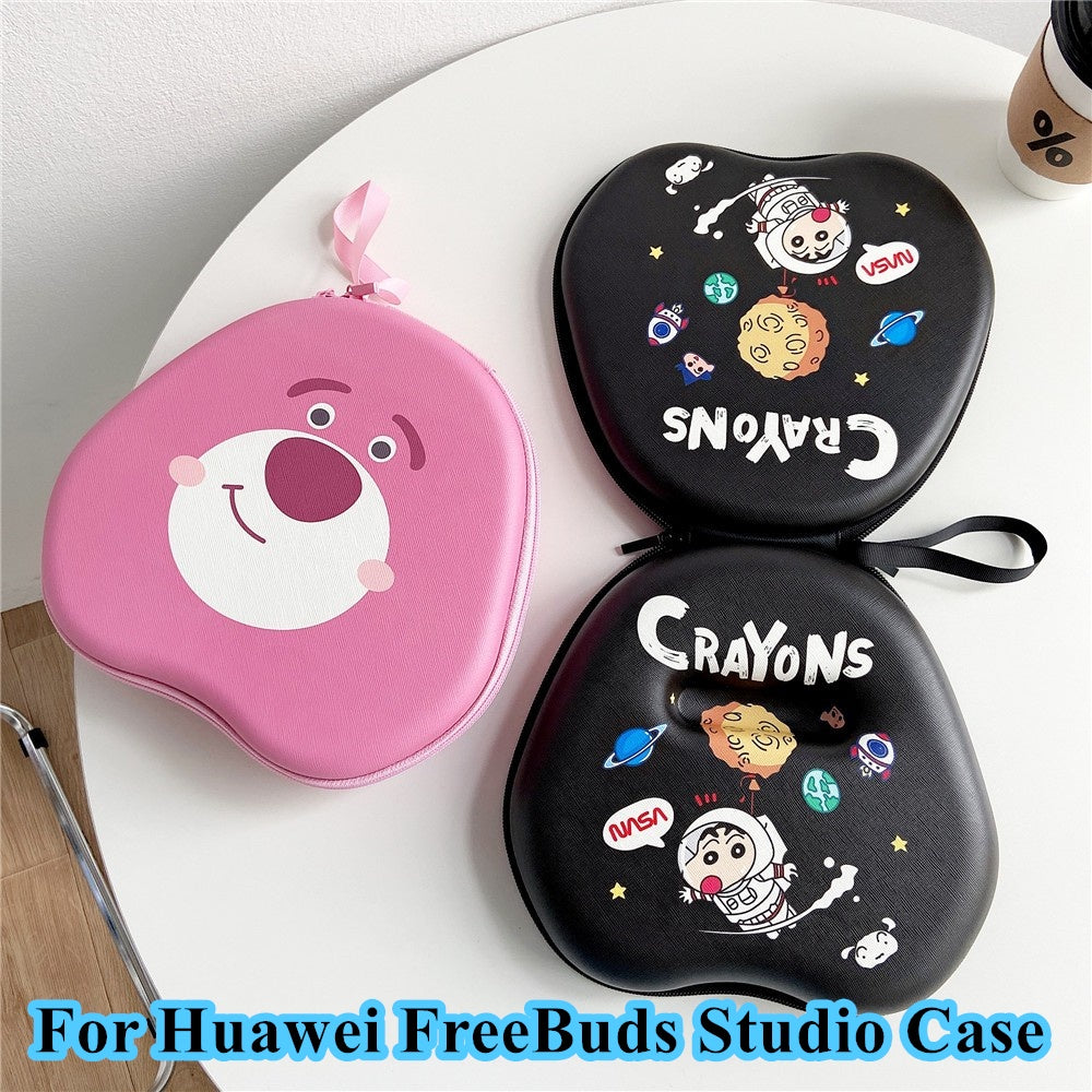 For Huawei FreeBuds Studio Headphone Case Cartoon Creative Patterns Headset Earpads Storage Bag Casing Box