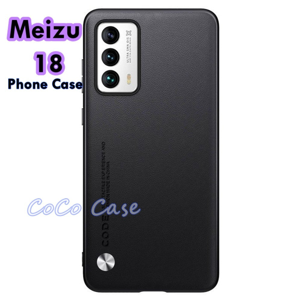 For Meizu 18 Cover Silicone Professional Full Case Classic Simple Solid Color Phone Case Cover sweatproof