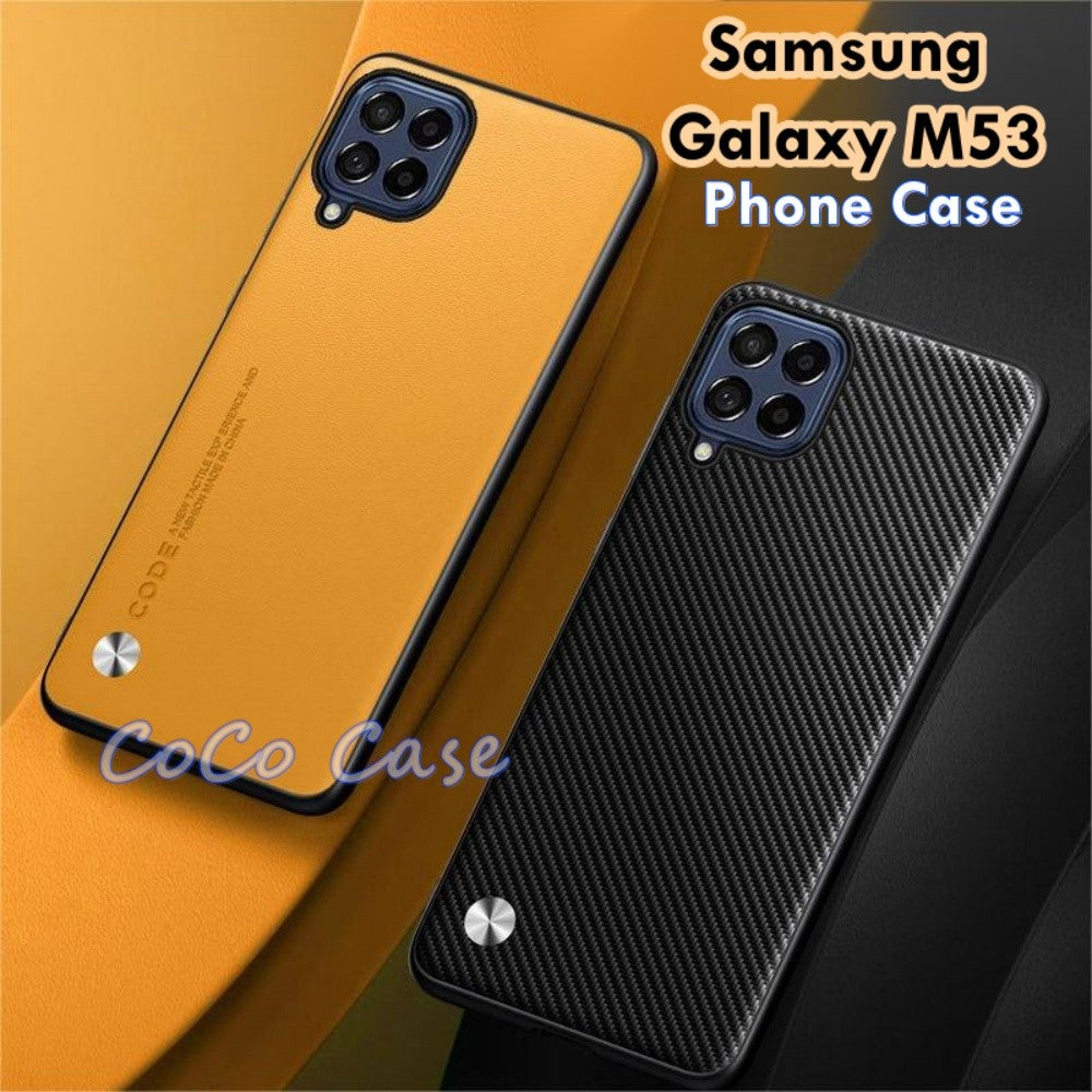 For Samsung Galaxy M53 Cover Silicone Professional Full Case Classic Simple Solid Color Phone Case Cover sweatproof