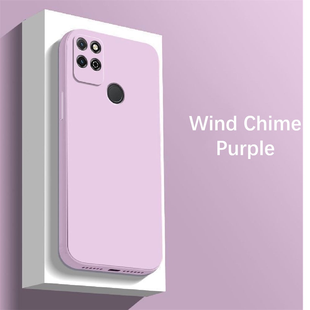 For Honor Play 5T Cover Drop and wear resistant Silicone Full Case Classic Simple Solid Color Phone Case Cover