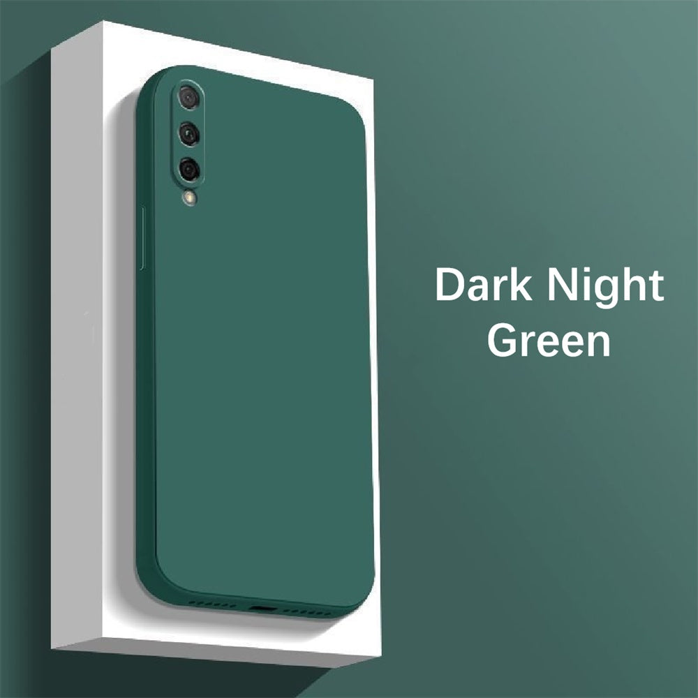 For Honor Play 3 Cover Drop and wear resistant Silicone Full Case Classic Simple Solid Color Phone Case Cover