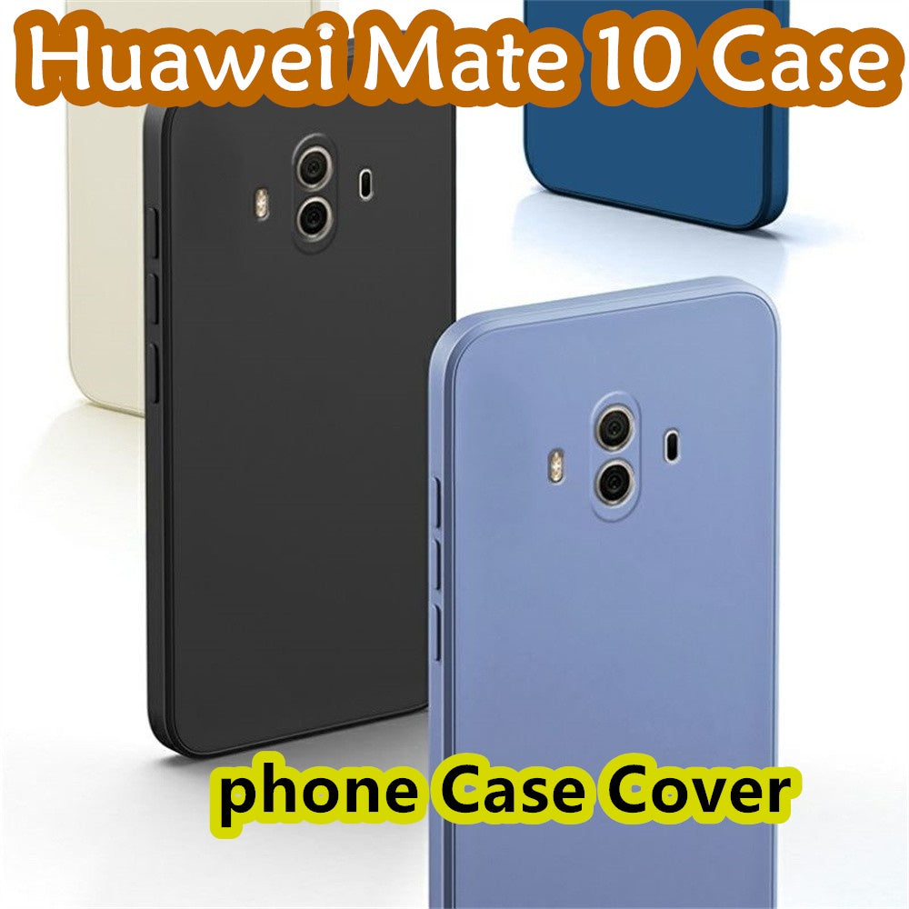 For Huawei Mate 10 Cover Drop and wear resistant Silicone Full Case Classic Simple Solid Color Phone Case Cover