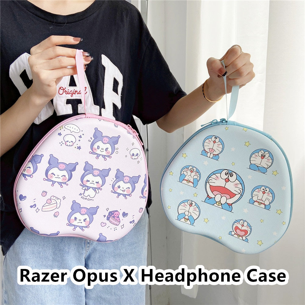 For Razer Opus X Headphone Case Cartoon Creative Patterns Headset Earpads Storage Bag Casing Box