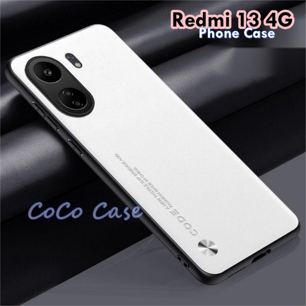 For Redmi 13 4G Cover Silicone Professional Full Case Classic Simple Solid Color Phone Case Cover sweatproof