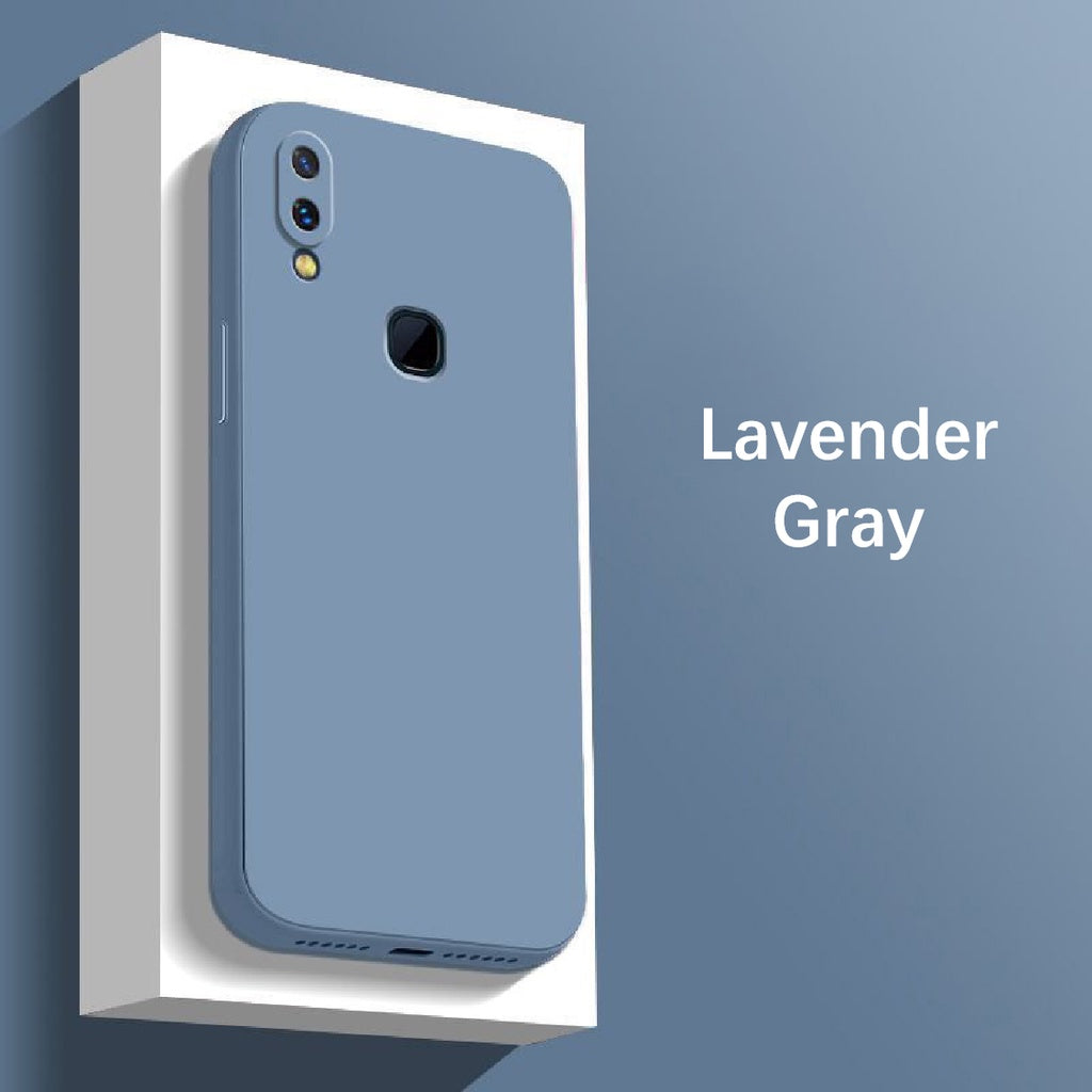 For VIVO Z3i Cover Drop and wear resistant Silicone Full Case Classic Simple Solid Color Phone Case Cover