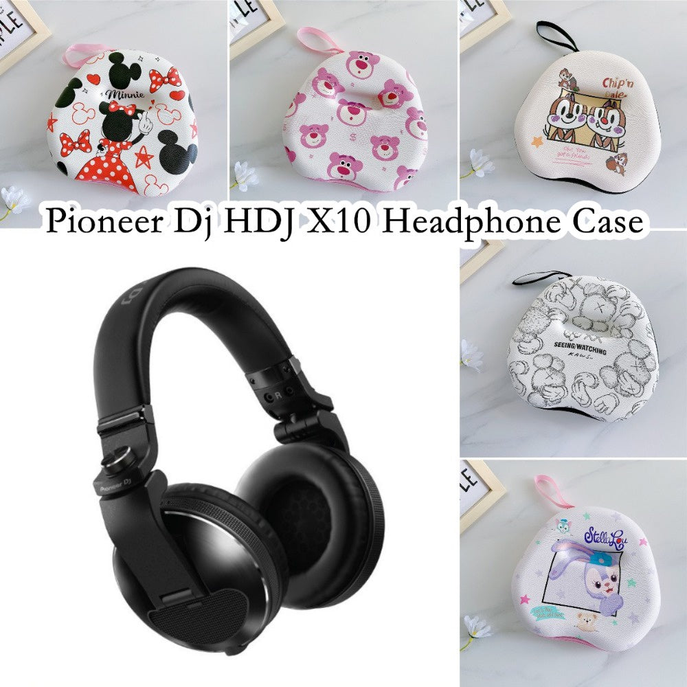 For Pioneer Dj HDJ X10 Headphone Case Cartoon Creative Patterns Headset Earpads Storage Bag Casing Box