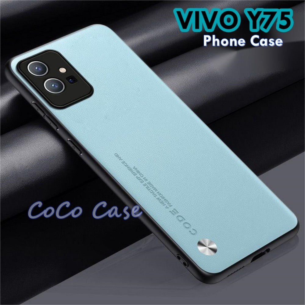 For VIVO Y75 Cover Silicone Professional Full Case Classic Simple Solid Color Phone Case Cover sweatproof