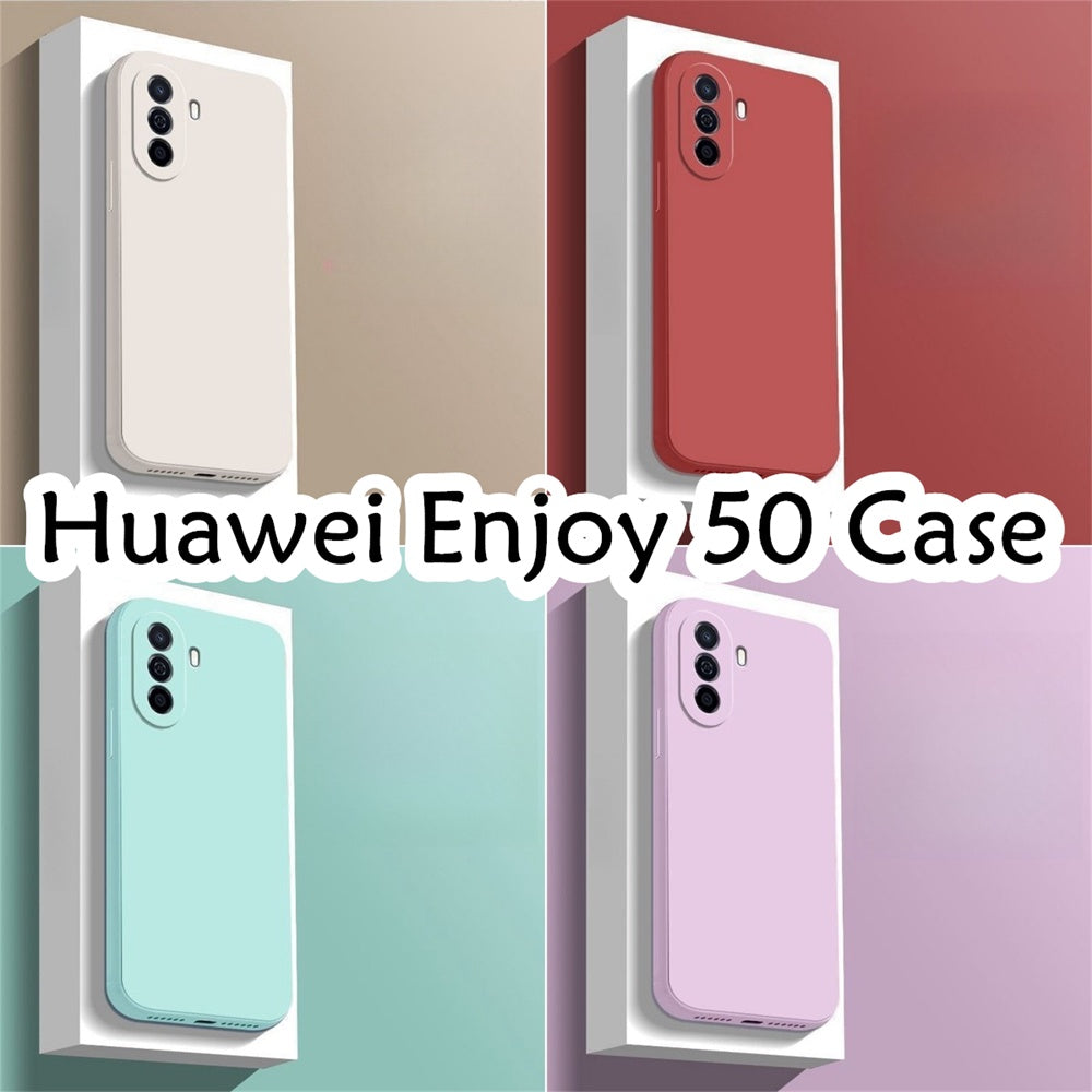 For Huawei Enjoy 505 Cover Drop and wear resistant Silicone Full Case Classic Simple Solid Color Phone Case Cover