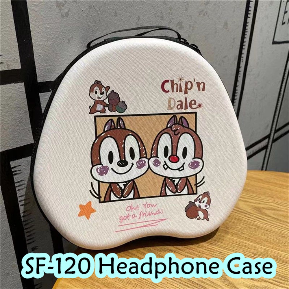For SF-120 Headphone Case Cartoon Creative Patterns Headset Earpads Storage Bag Casing Box