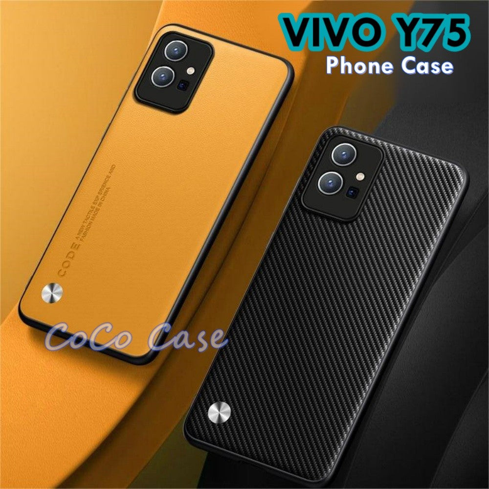 For VIVO Y75 Cover Silicone Professional Full Case Classic Simple Solid Color Phone Case Cover sweatproof