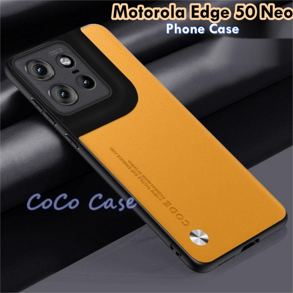 For Motorola Edge 50 Neo Cover Silicone Professional Full Case Classic Simple Solid Color Phone Case Cover sweatproof