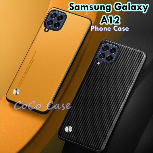 For Samsung Galaxy A12 Cover Silicone Professional Full Case Classic Simple Solid Color Phone Case Cover sweatproof