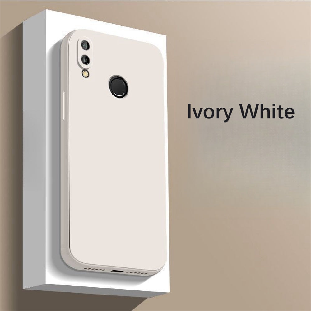 For Huawei P20 Lite Cover Drop and wear resistant Silicone Full Case Classic Simple Solid Color Phone Case Cover