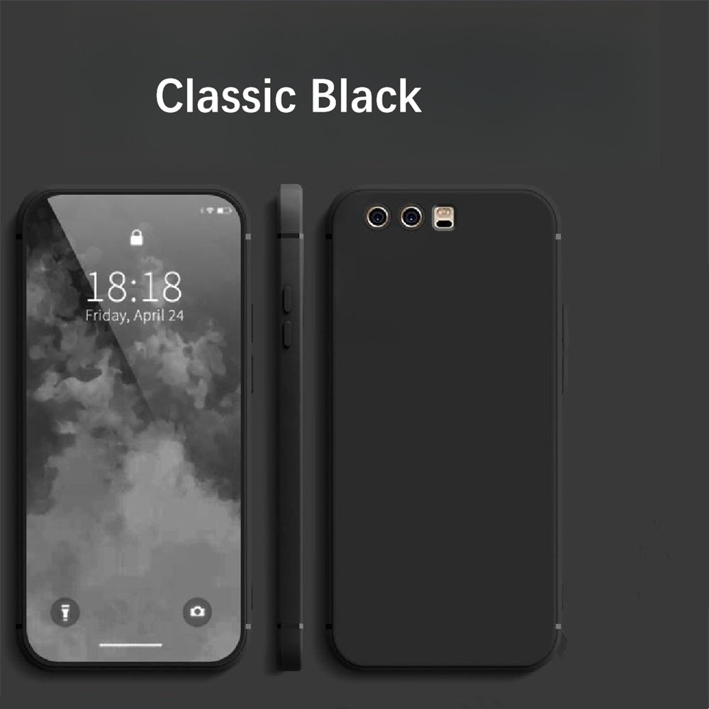 For Huawei P10 Cover Drop and wear resistant Silicone Full Case Classic Simple Solid Color Phone Case Cover
