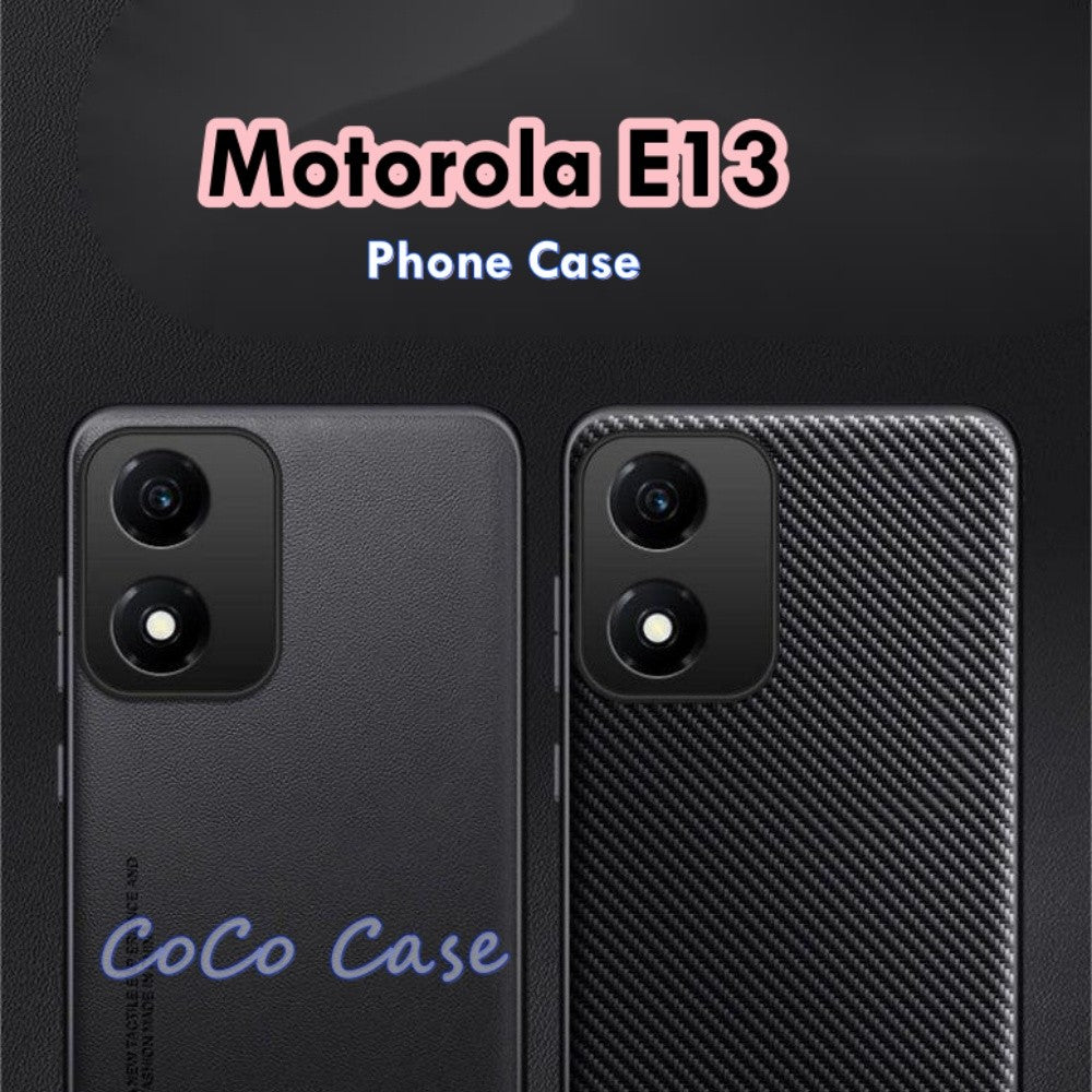 For Motorola E13 Cover Silicone Professional Full Case Classic Simple Solid Color Phone Case Cover sweatproof