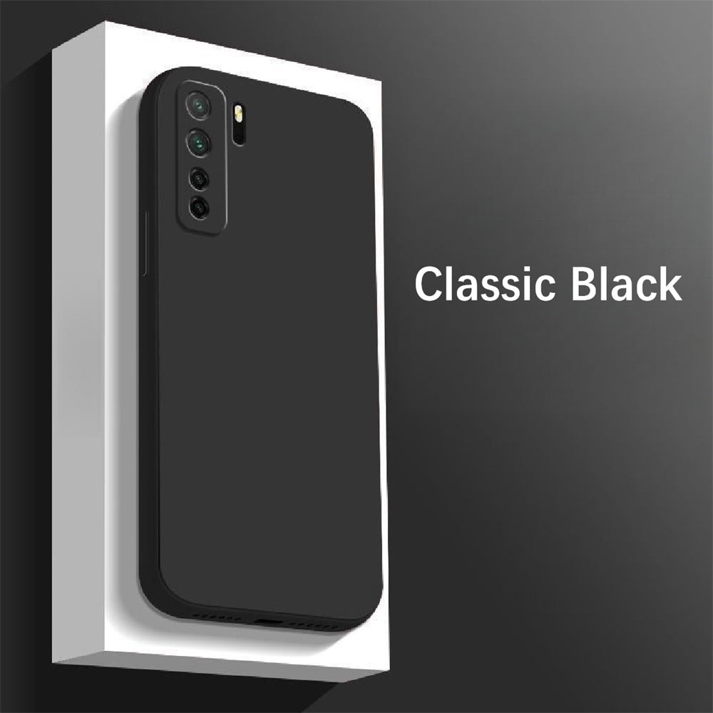 For Huawei Nova 7 SE Cover Drop and wear resistant Silicone Full Case Classic Simple Solid Color Phone Case Cover