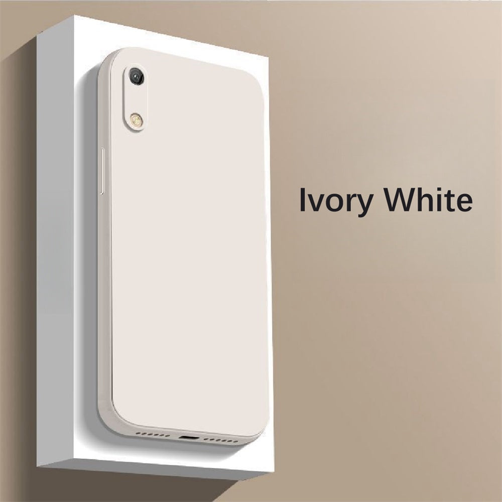 For Huawei Play 8A Cover Drop and wear resistant Silicone Full Case Classic Simple Solid Color Phone Case Cover
