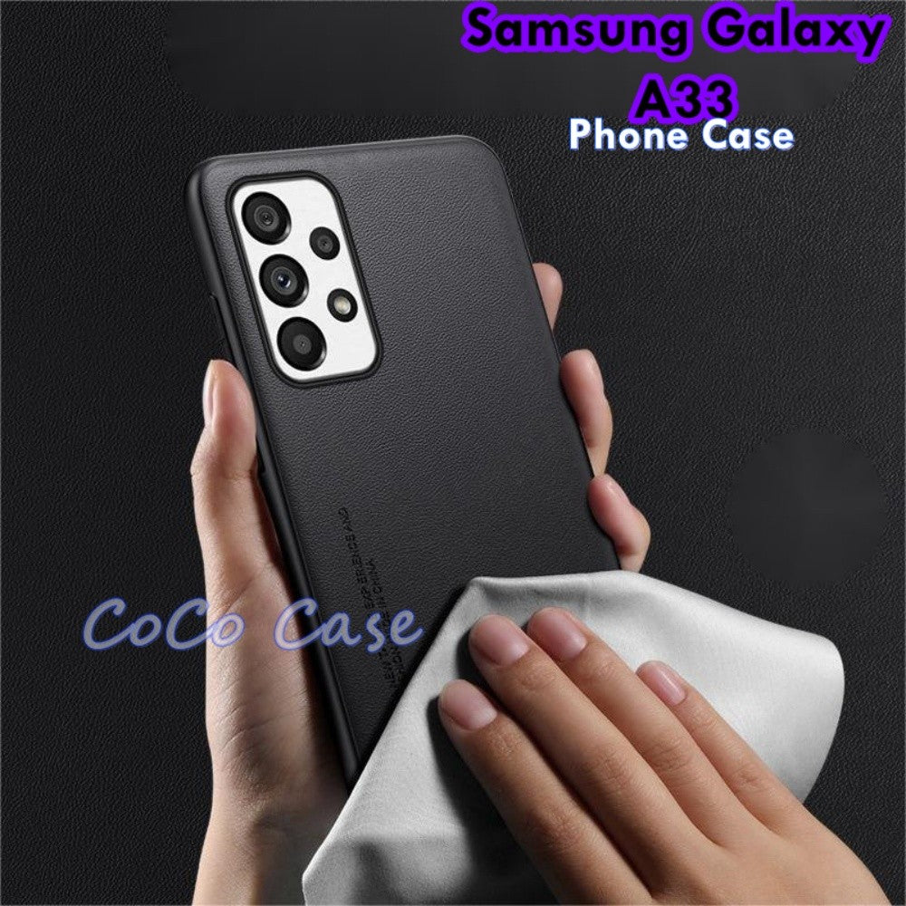 For Samsung Galaxy A33 Cover Silicone Professional Full Case Classic Simple Solid Color Phone Case Cover sweatproof