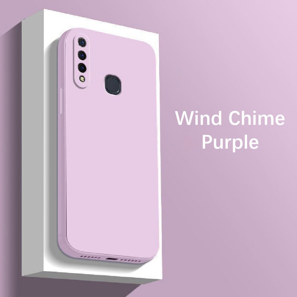 For VIVO Z5X Cover Drop and wear resistant Silicone Full Case Classic Simple Solid Color Phone Case Cover