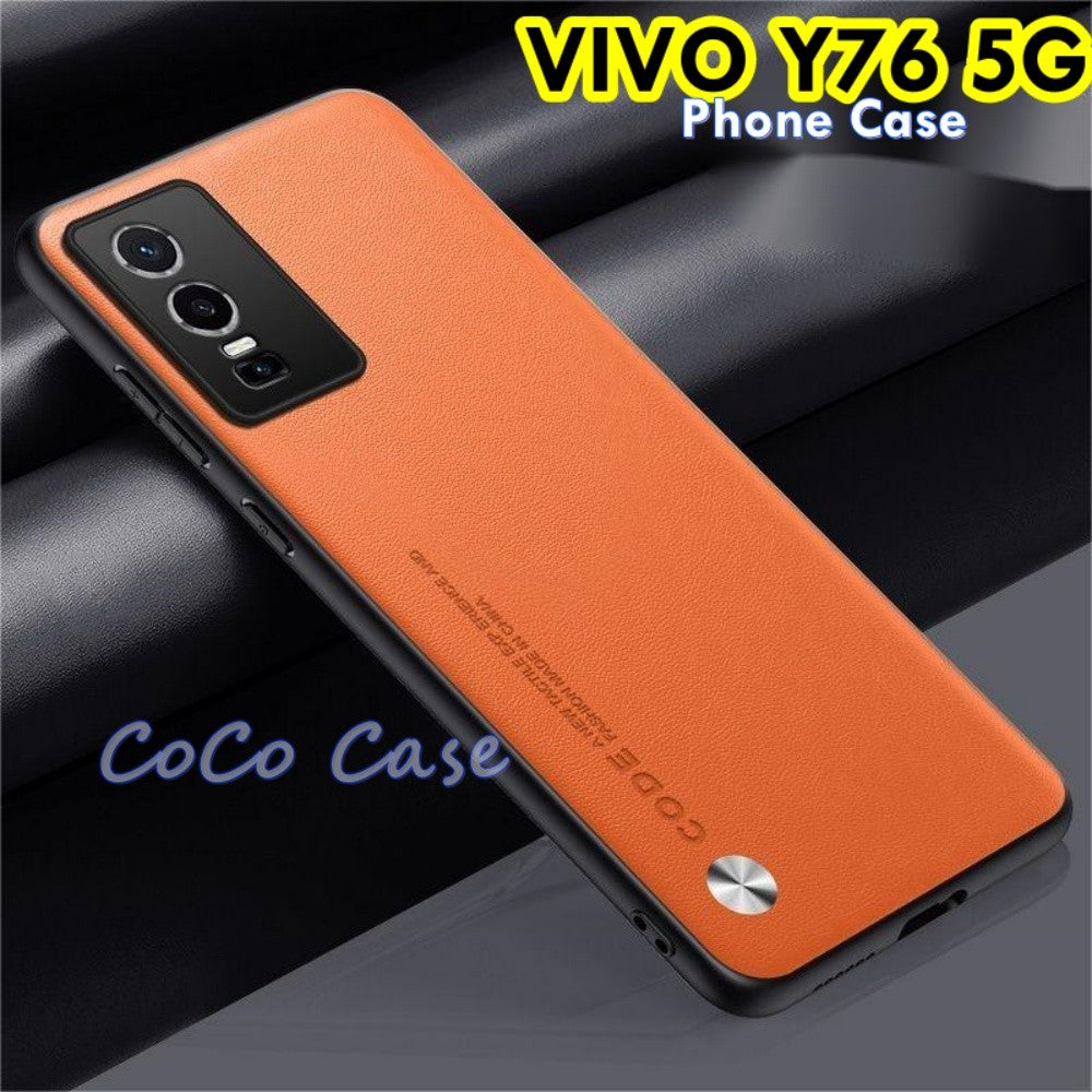 For VIVO Y76 5G Cover Silicone Professional Full Case Classic Simple Solid Color Phone Case Cover sweatproof