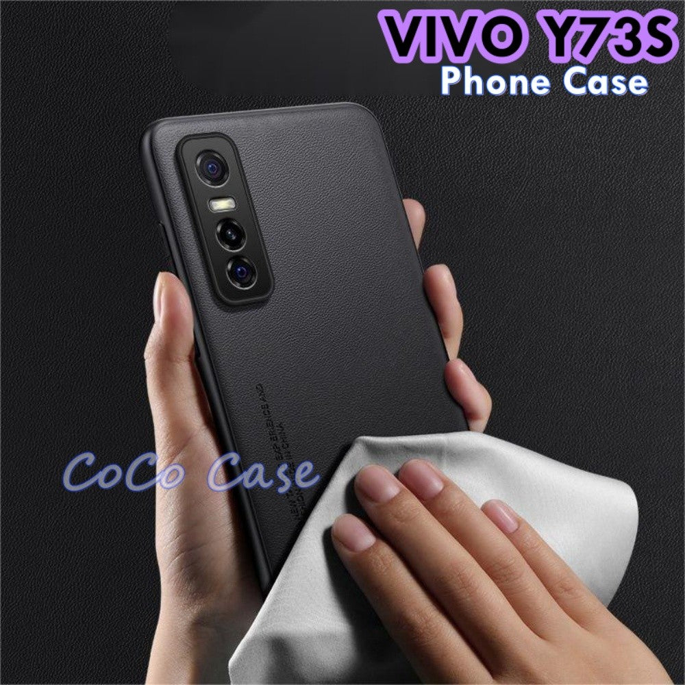 For VIVO Y73S Cover Silicone Professional Full Case Classic Simple Solid Color Phone Case Cover sweatproof