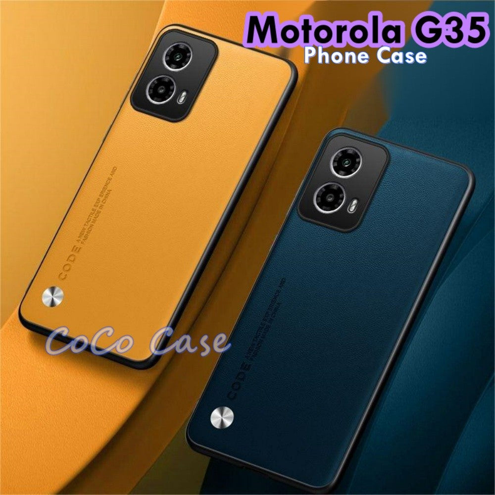 For Motorola G35 Cover Silicone Professional Full Case Classic Simple Solid Color Phone Case Cover sweatproof