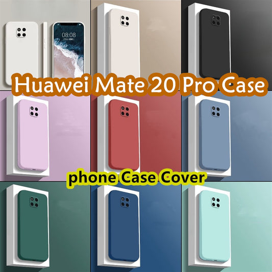 For Huawei Mate 20 Pro Cover Drop and wear resistant Silicone Full Case Classic Simple Solid Color Phone Case Cover