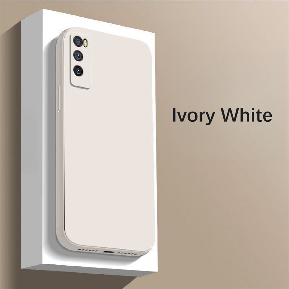 For Huawei Enjoy 20 Pro Cover Drop and wear resistant Silicone Full Case Classic Simple Solid Color Phone Case Cover