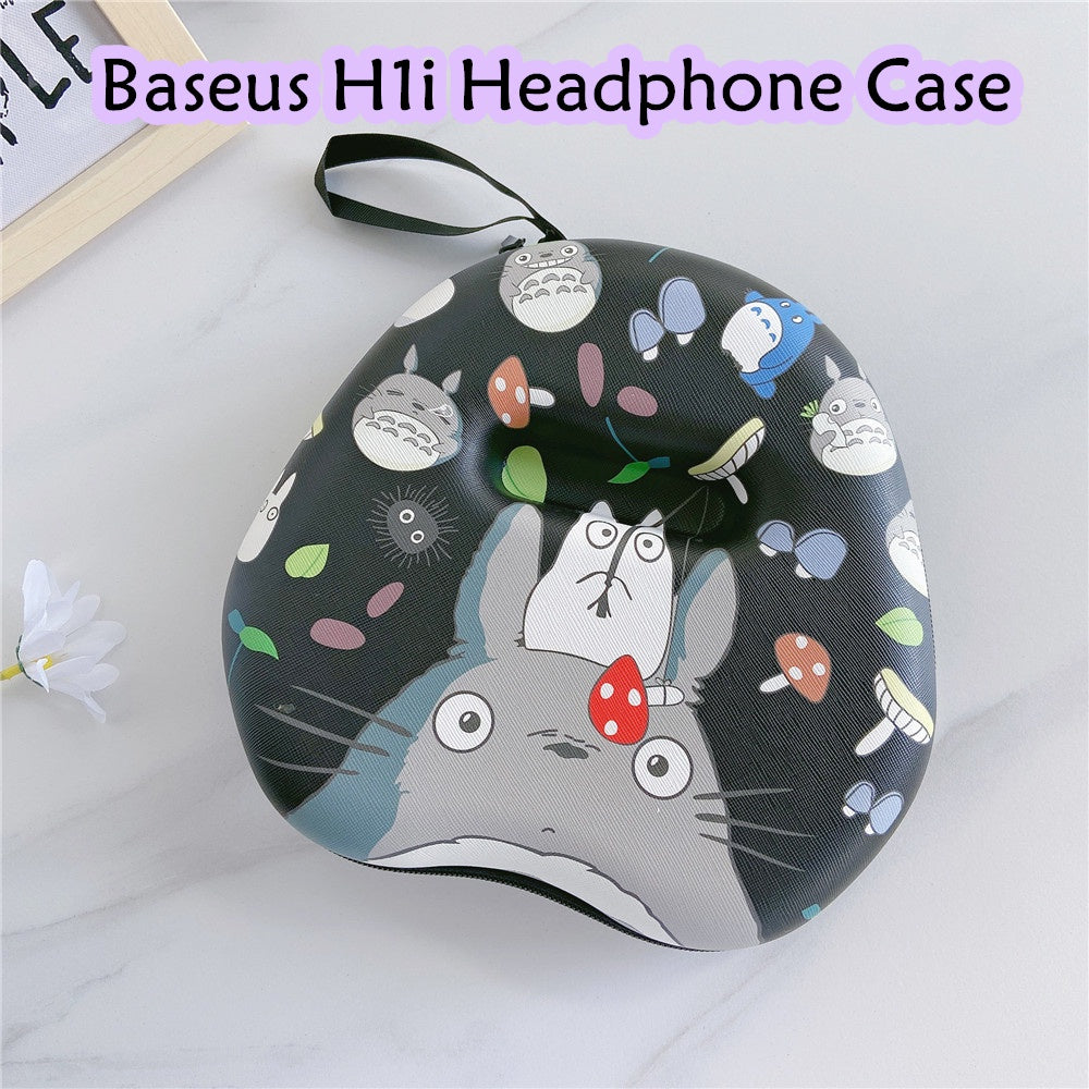 For Baseus H1i Headphone Case Cartoon Creative Patterns Headset Earpads Storage Bag Casing Box