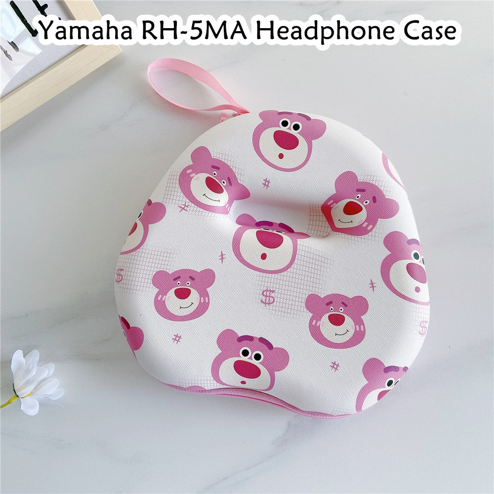 For Yamaha RH-5MA Headphone Case Cartoon Creative Patterns Headset Earpads Storage Bag Casing Box