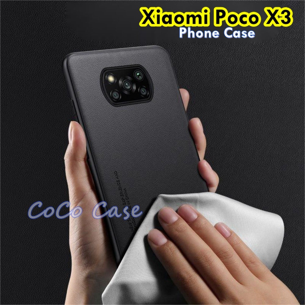 For Xiaomi Poco X3 Cover Silicone Professional Full Case Classic Simple Solid Color Phone Case Cover sweatproof